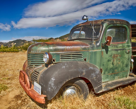 1940s Dodge Ram Truck Vintage Dodge Ram by AroundTheGlobeImages