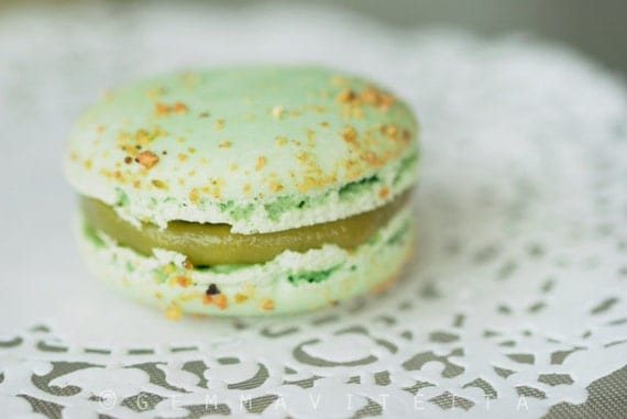 Pistachio Macaron, Food Photo // Still Life, Fine Art Photo, Pastel Green, French Macaron, Macro Food, Kawaii, Kitchen Art - 8x8/8x12/10x15