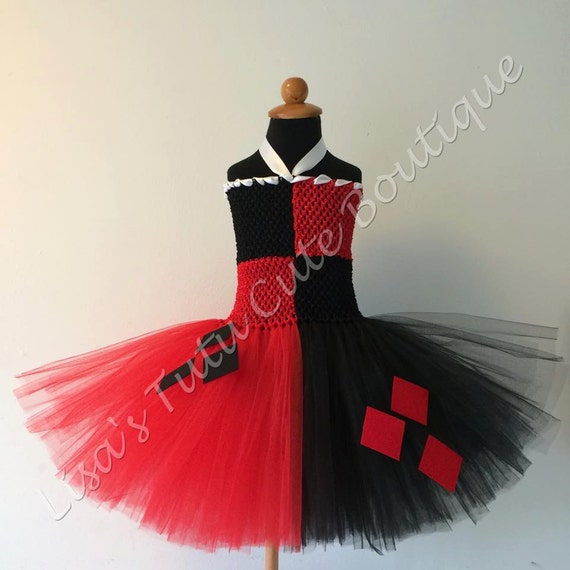 Exclusive Harley Quinn tutu dress. Comic Con. Cos by LisasTutus