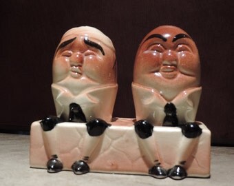 Vintage Humpty Dumpty Salt and Pepper Shakers