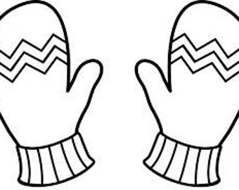 Mitten pattern | Etsy