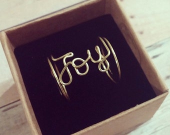 Joy Full Knuckle Ring