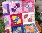 A Colorful Scrappy Lap Quilt A Colorful Scrappy Lap Quilt