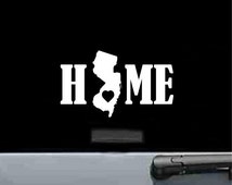 Popular items for new jersey sticker on Etsy