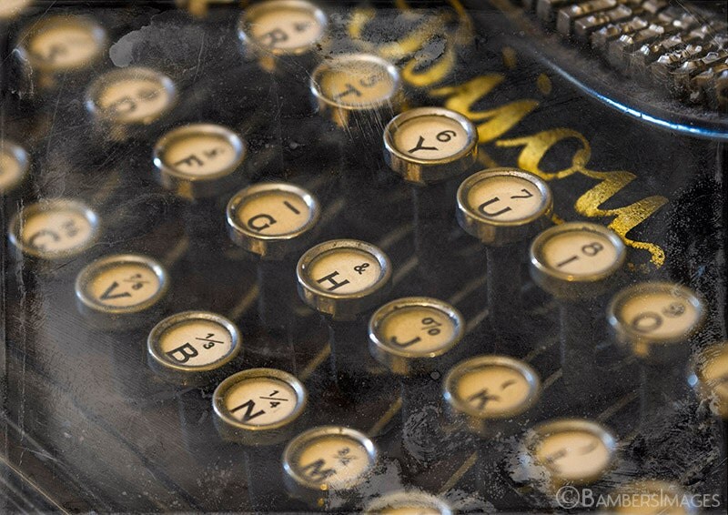Typewriter Print Vintage Typewriter Keys by BambersImages on Etsy