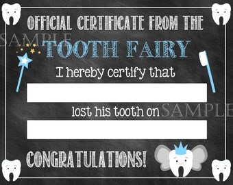 Tooth Fairy // Tooth Fairy Prop // Loose Tooth // First Tooth // Chalkboard // Fairy // Tooth // Toothfairy // Tooth Fairy Certificate
