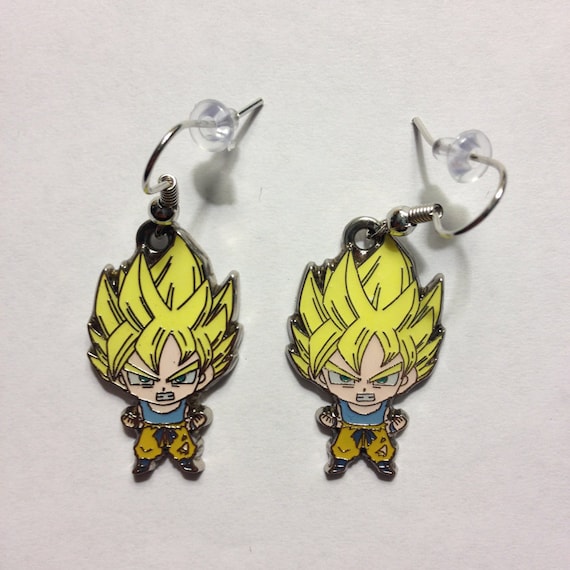 Anime Dragon Ball Z Goku Charm Earrings