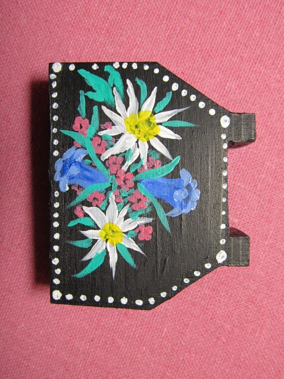 Swiss Folk Art Decorative House or Shelf Sitter