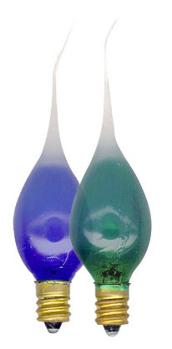 Country Candle Silicone Dipped Light Bulb Translucent Orange, Blue or