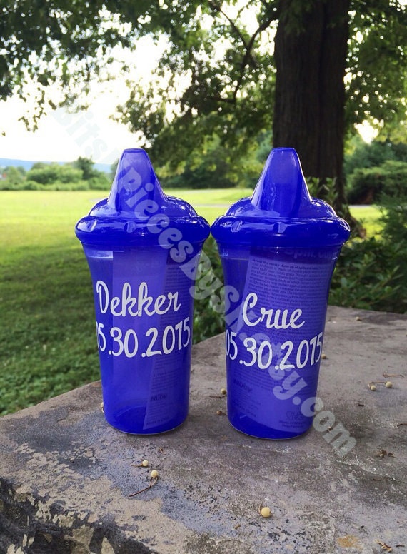 Ring Bearer Gift Personalized Sippy Cup / Wedding Party Gift