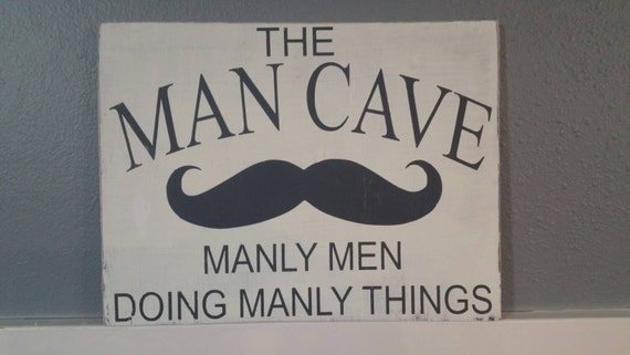 The Man Cave manly men doing manly things by CreatedForYouOn10th