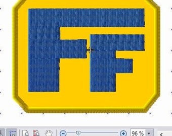Fix it Felix Hat Patch Embroidery File Size 3.5inches