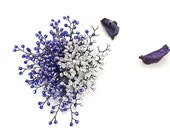 Reserved for Joanne SPECIAL OFFER Purple Branches Brooch  (Luxury Handmade Brooch)