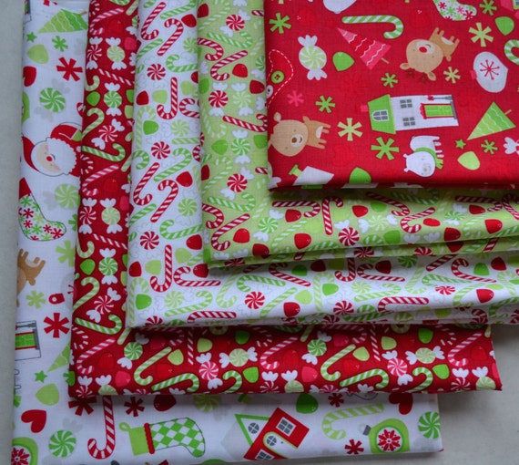 Christmas Fabric Bundle/Riley Blake Home for the by ChristmasJul