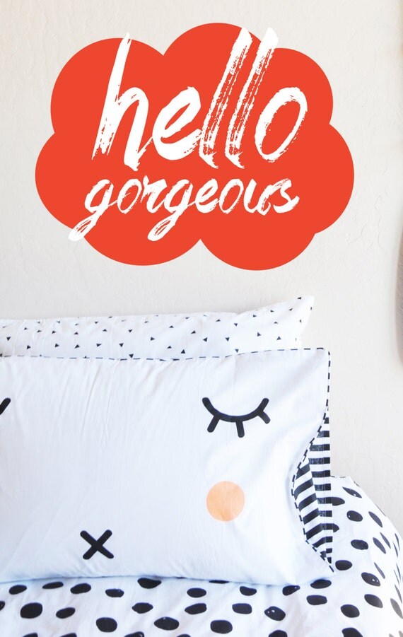 Hello WALL DECAL