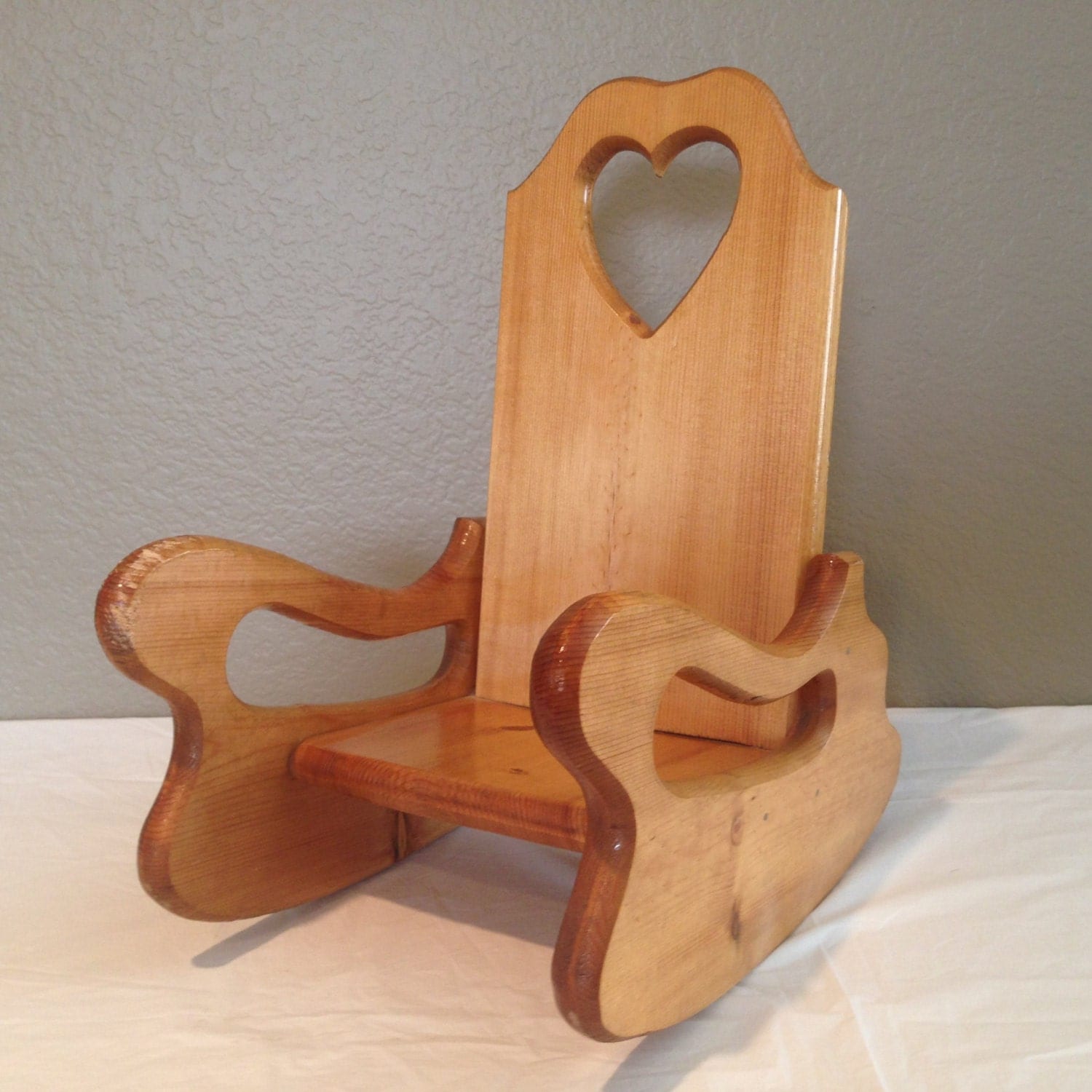 Wooden Doll Rocking Chair Solid Wood Vintage -15″ – Haute Juice