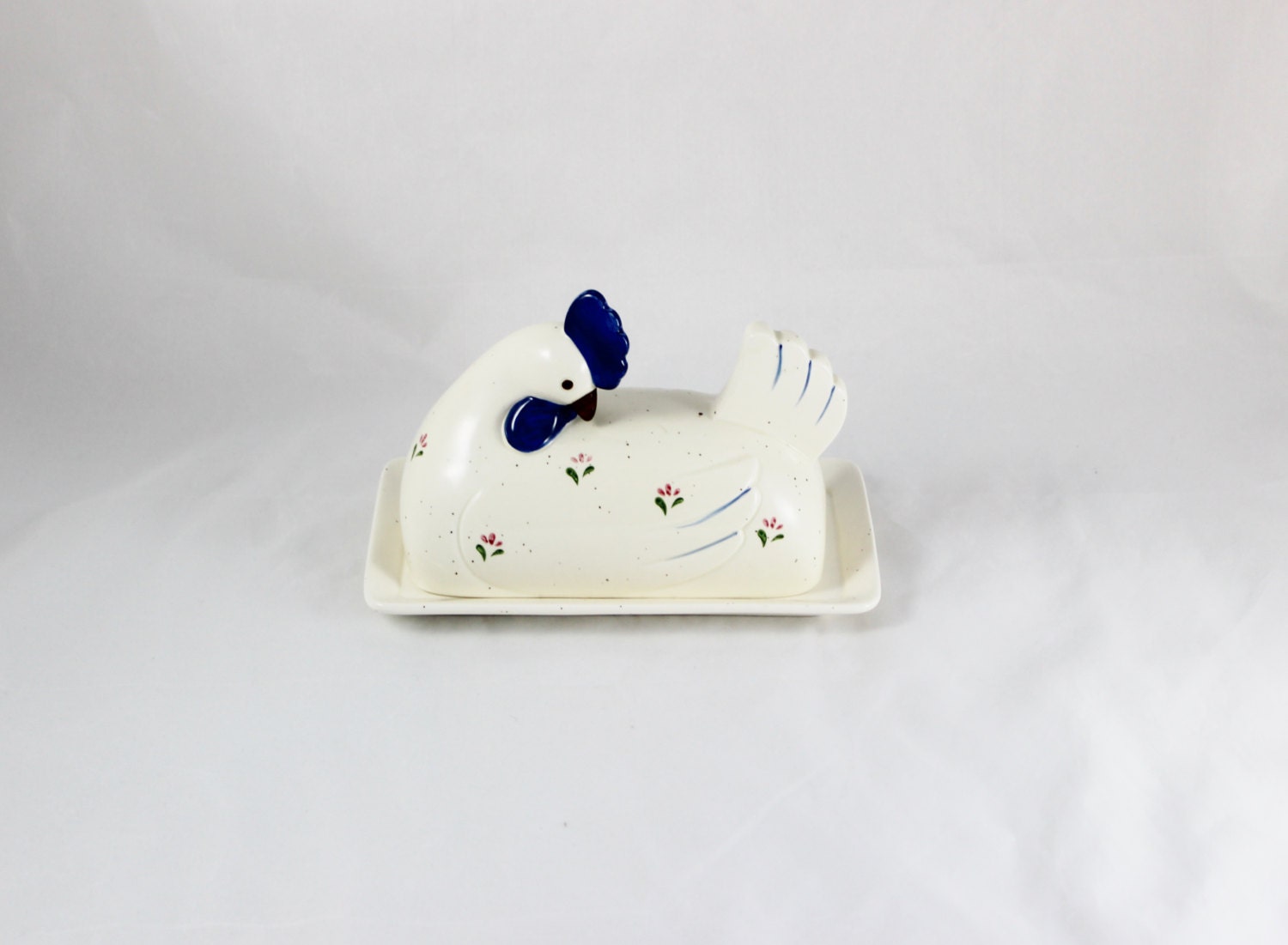 Otagiri Speckled Chicken Butter Dish