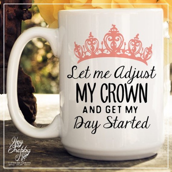 Summer Sale // Let Me Adjust My Crown and Get My by HeyShabbyMe
