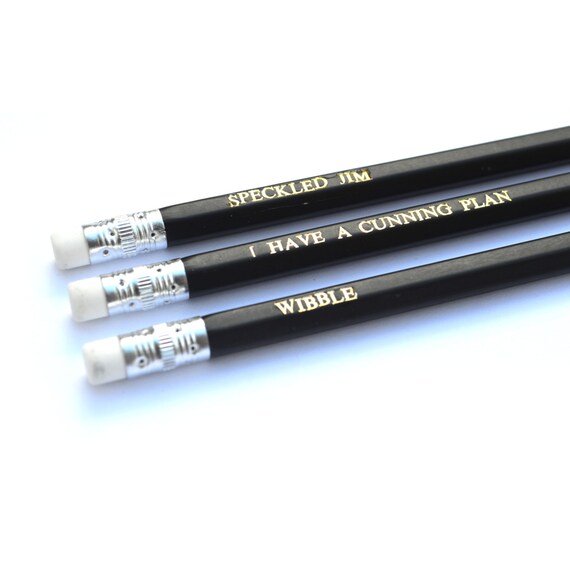 BLACKADDER GOES FOURTH pack of 3 hb stamped pencils.