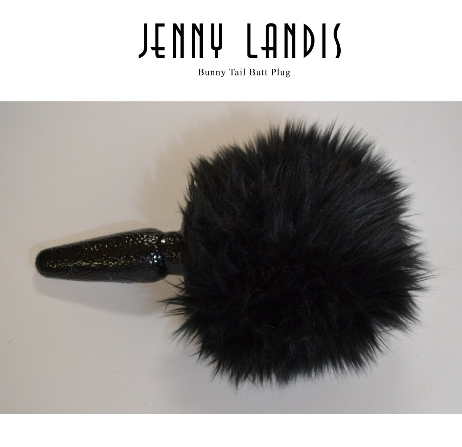 TAILDADDY By JENNY LANDIS 7 Black Furry Bunny By JennyLan