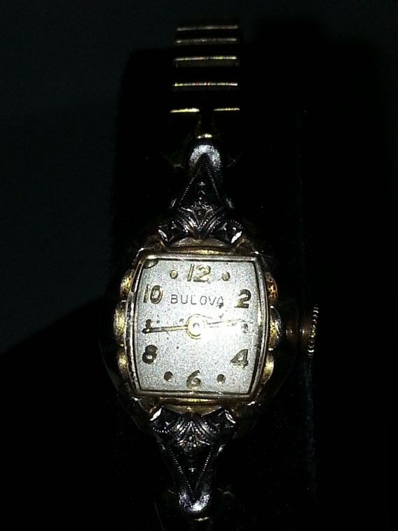 VINTAGE BULOVA LT Ladies Watch 10k rolled gold wind up swiss