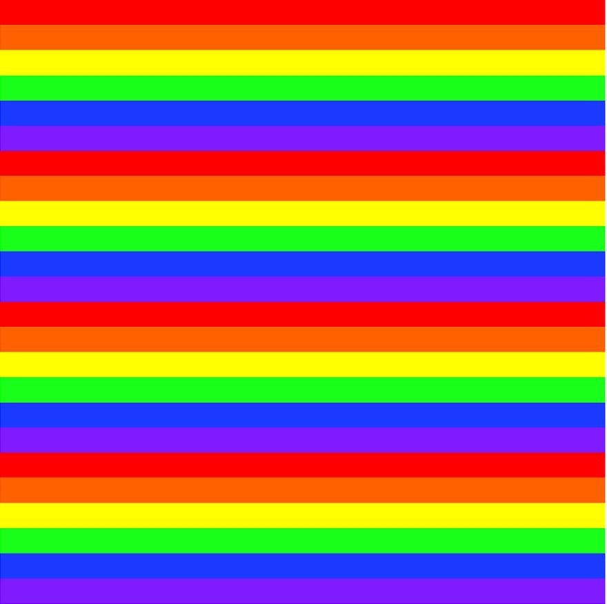 Rainbow stripe HEAT TRANSFER vinyl sheet by BreezePrintCompany