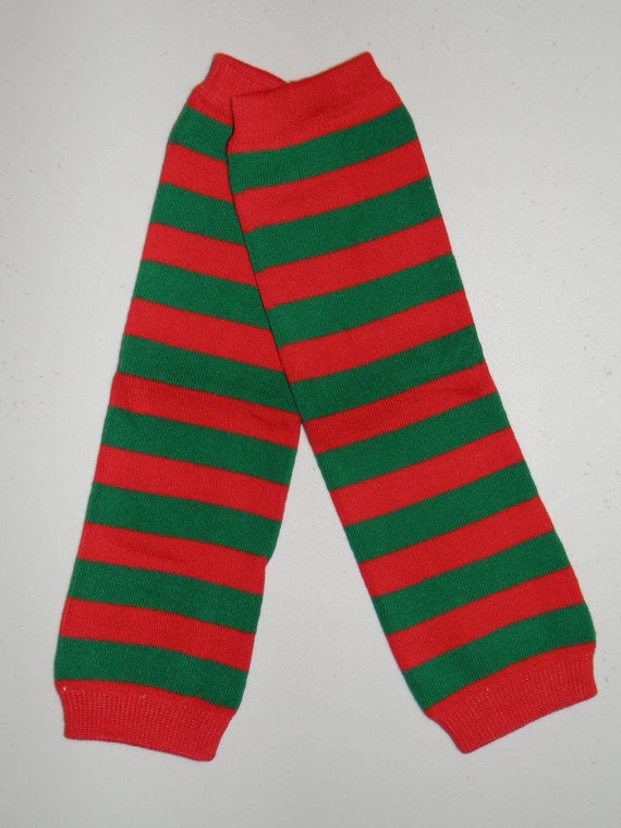 Christmas Baby leg warmers. Merry Christmas by NordeensBabyCouture