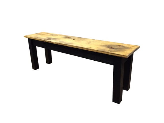 Barnwood Bench Black Rustic Bench Farmhouse Bench   Il 570xN.703311051 Irrr 