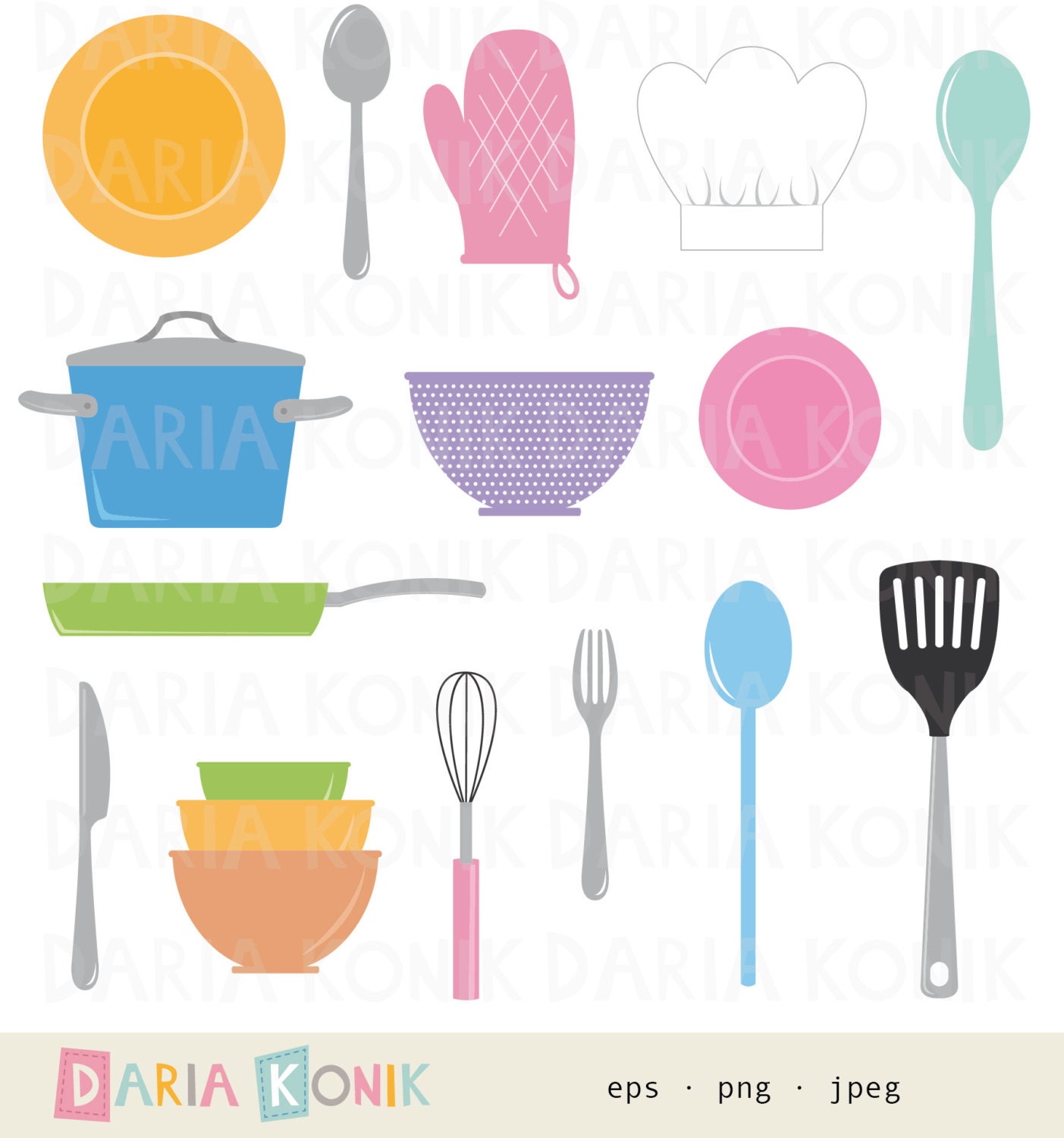 clipart pictures of kitchen utensils - photo #27