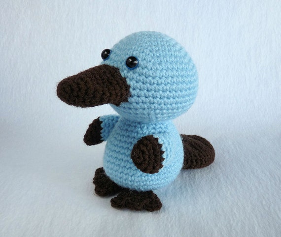 blue platypus stuffed animal