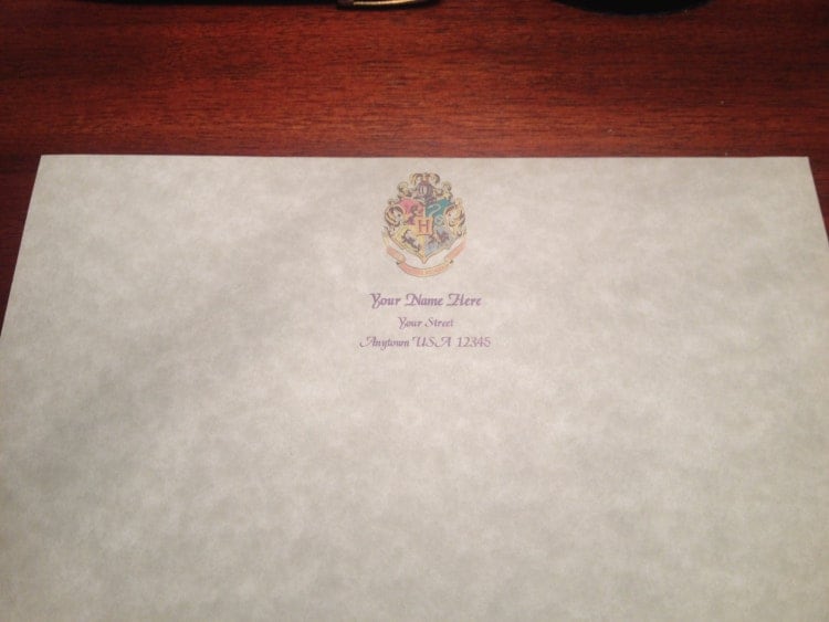Custom Harry Potter Hogwarts Letterhead by UnderwaterArtifacts