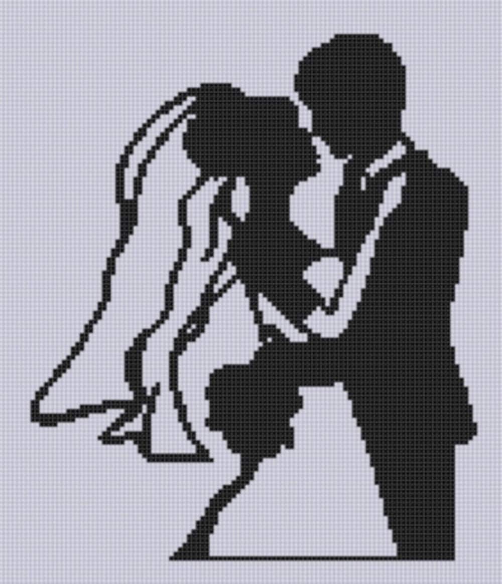 Wedding Dance Cross Stitch Pattern