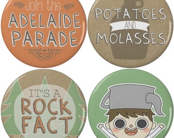 Over the Garden Wall Greg Pinback Buttons or Magnets (4 Pack)