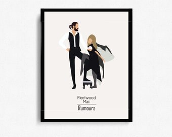 Rumours by Fleetwood Mac Album Cover - Music Inspired Art