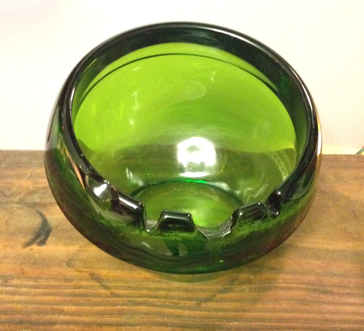 Antique Glass Ashtray by RadarOddities on Etsy
