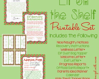 Elf on the Shelf Printable Set