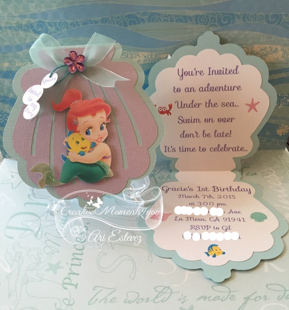 Ariel Invitation Ideas 5