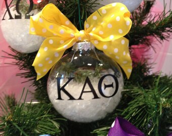 KAPPA ALPHA THETA Christmas Ornament