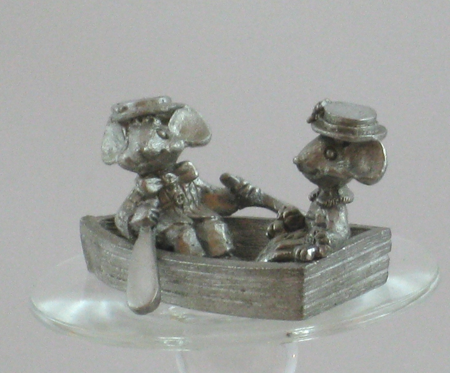 SPOONTIQUES Pewter Figurine Miniature Pewter by MamaMiaGalleria