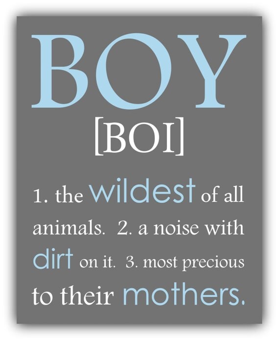Download BOY definition a noise with dirt on it print personalized