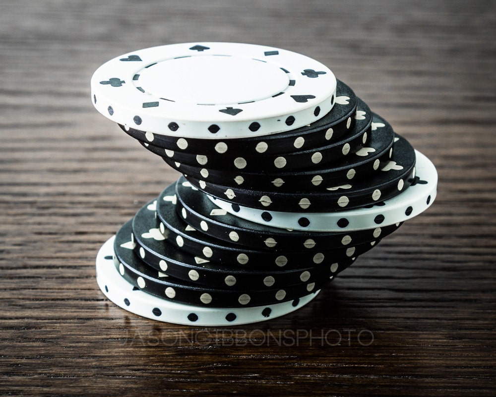 Poker Photography Poker Chips Wall Art Home Decor Office