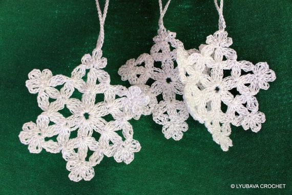 name for a ideas crochet business Decorations Crochet    CROCHET SNOWFLAKE Christmas White