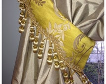 Popular items for damask curtains on Etsy