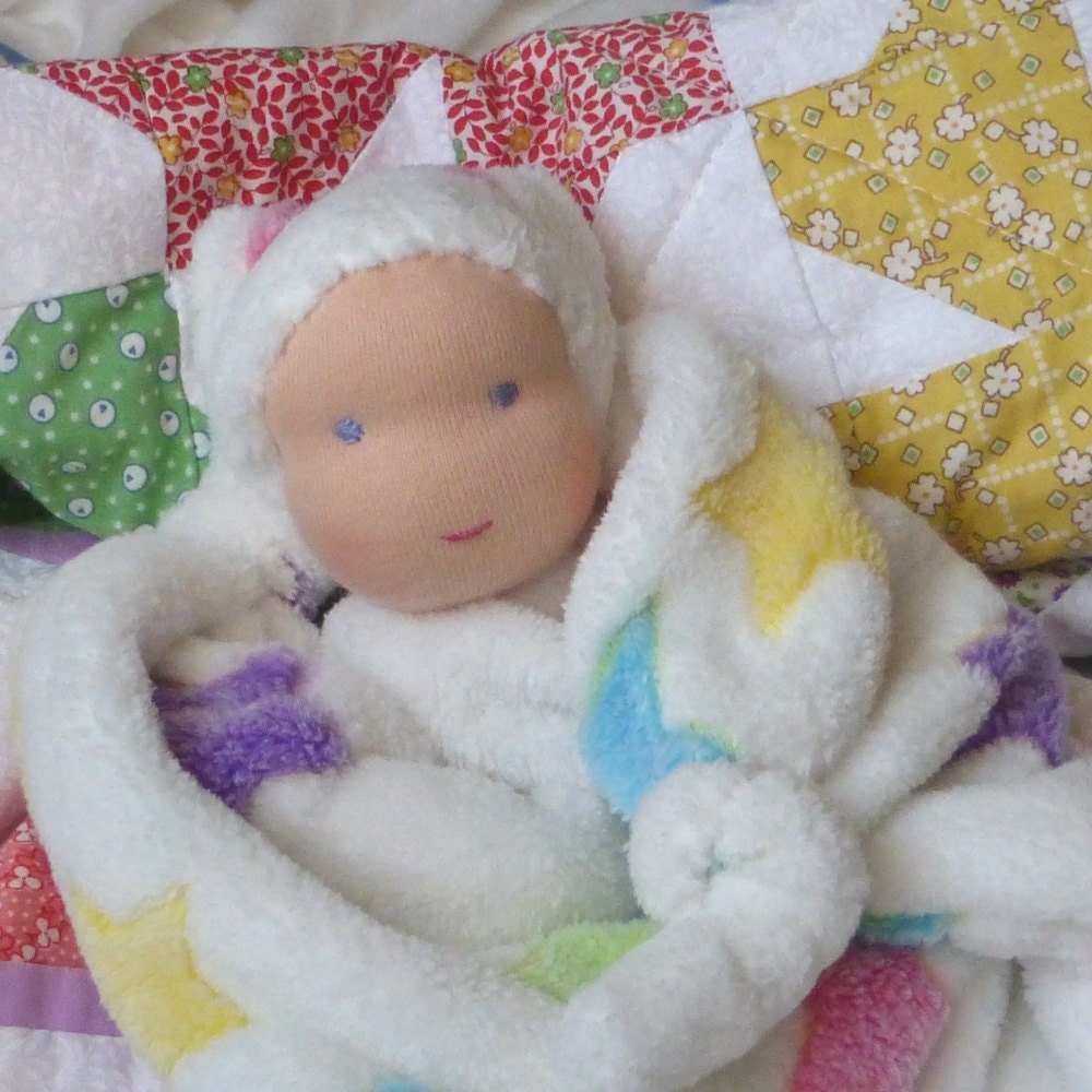 baby's first minky rag doll