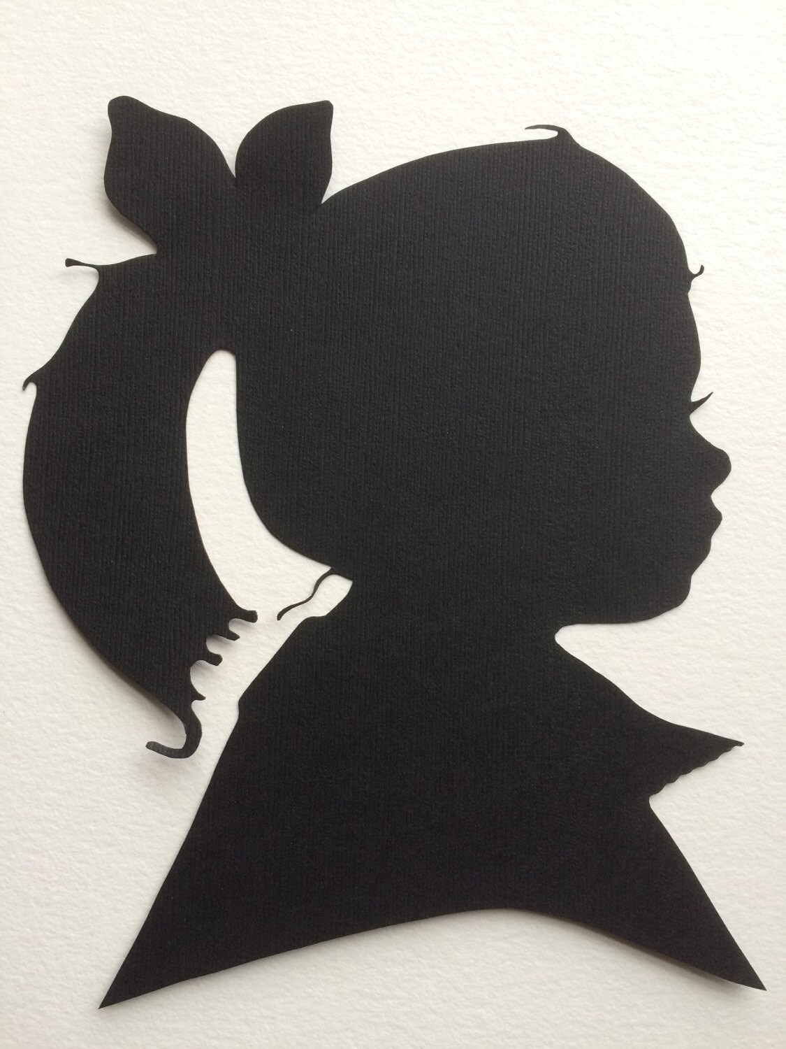 Custom Hand Cut Silhouette Portrait Unique by SilhouettesbyElle