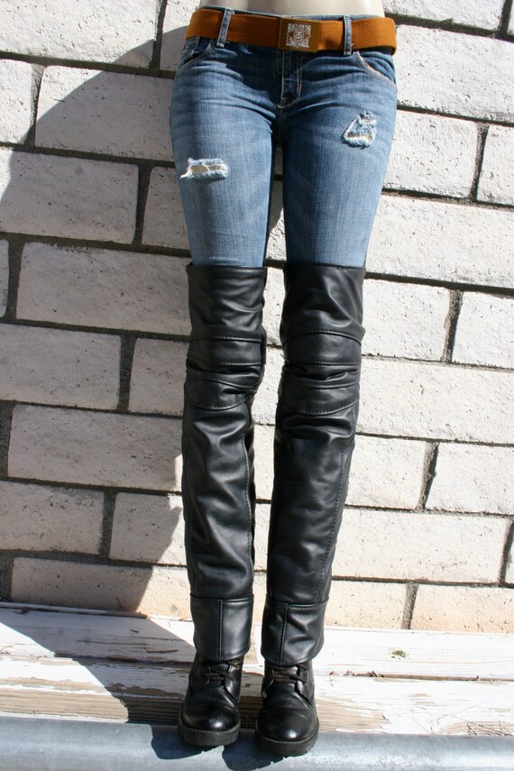 Items similar to Quarterchaps Quarter Chaps leggings boot legs