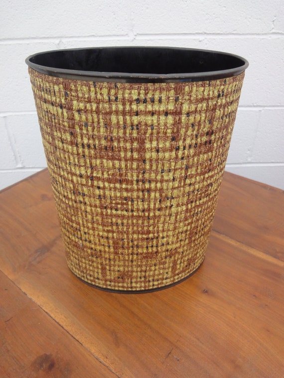 Vintage Bath Trash Can/Waste Basket From the 70's/Vintage