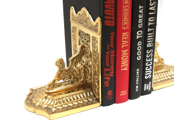 Brass Pegasus Bookends / Greek Mythology Pegasus / Vintage