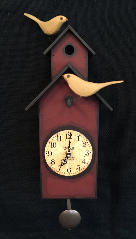 Birdhouse Clock Bird House