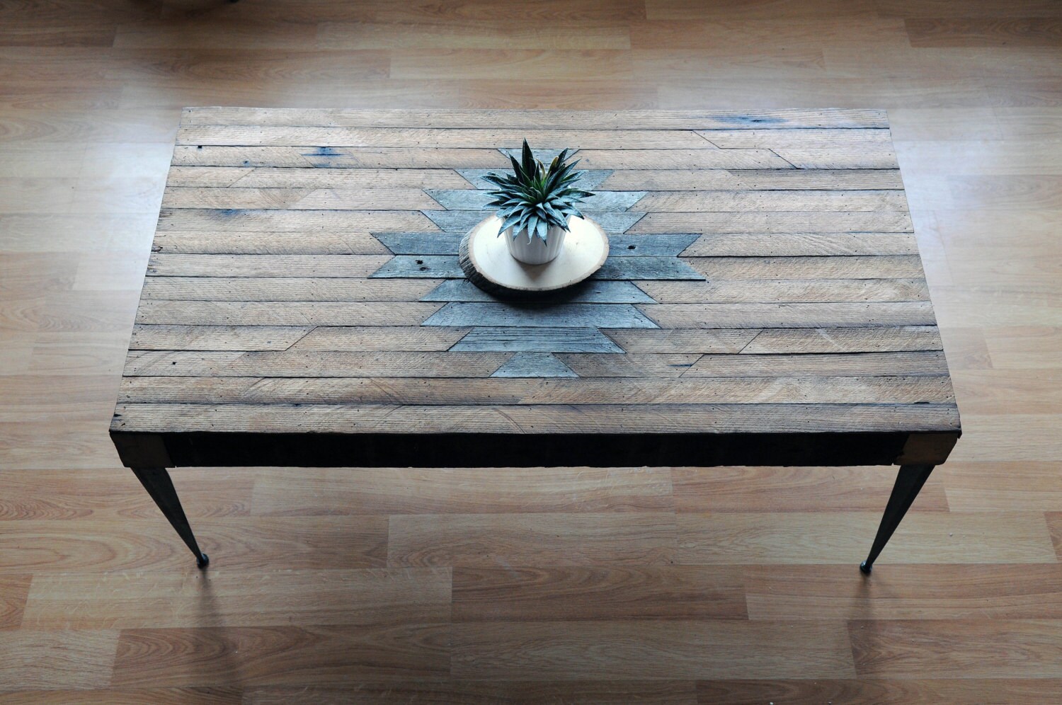 Reclaimed wood coffee table